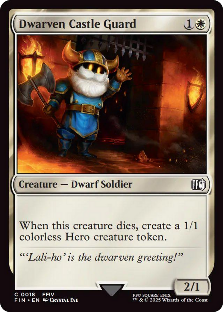 Dwarven Castle Guard [FINAL FANTASY] | Galactic Gamez