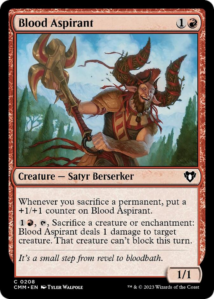 Blood Aspirant [Commander Masters] | Galactic Gamez