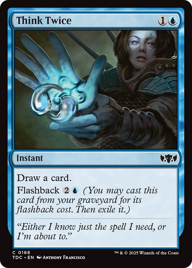 Think Twice [Tarkir: Dragonstorm Commander] | Galactic Gamez