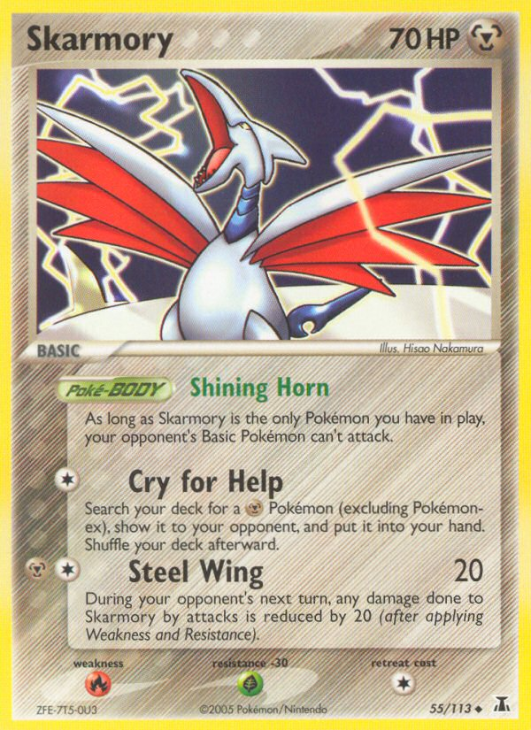 Skarmory (55/113) [EX: Delta Species] | Galactic Gamez