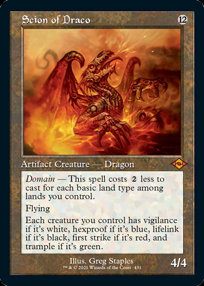 Scion of Draco (Retro) [Modern Horizons 2] | Galactic Gamez