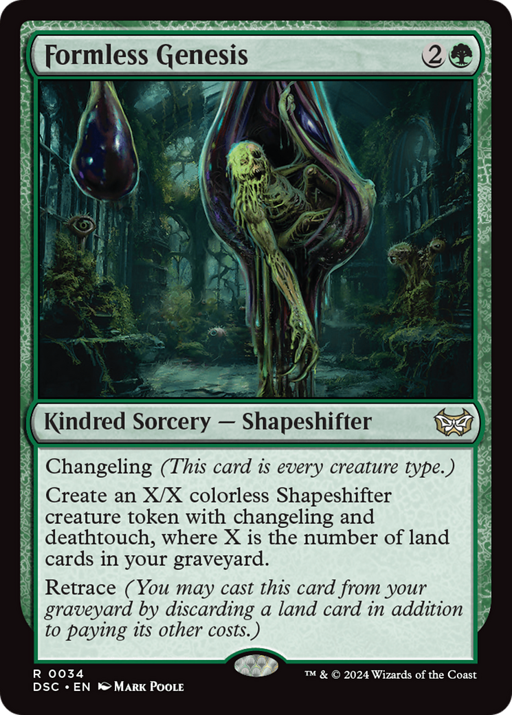 Formless Genesis [Duskmourn: House of Horror Commander] | Galactic Gamez