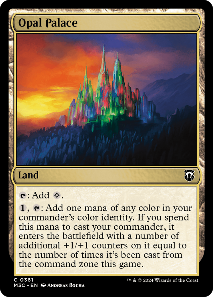 Opal Palace (Ripple Foil) [Modern Horizons 3 Commander] | Galactic Gamez