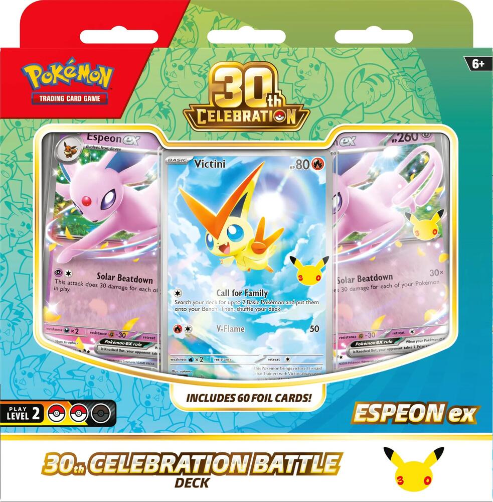 30th Celebration Battle Deck [Espeon ex] - ME: 30th Celebration | Galactic Gamez