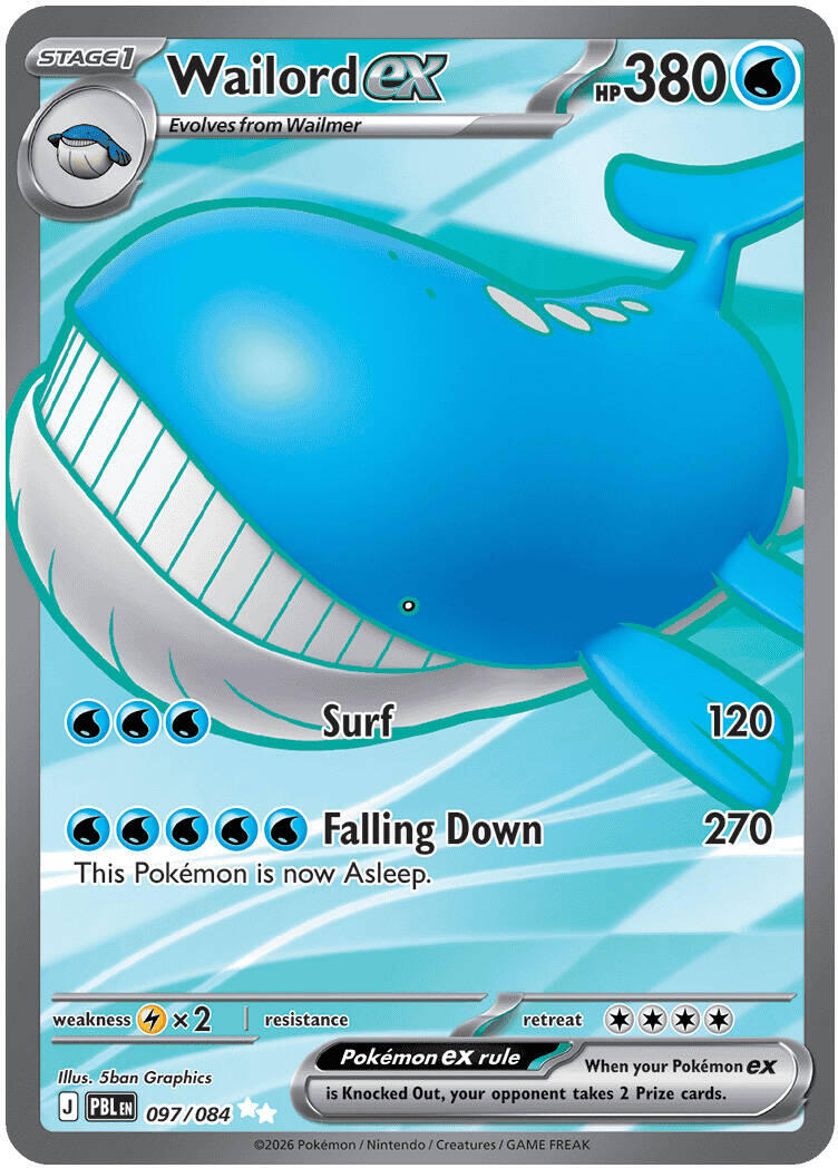 Wailord ex (097/084) [Mega Evolution: Pitch Black] | Galactic Gamez