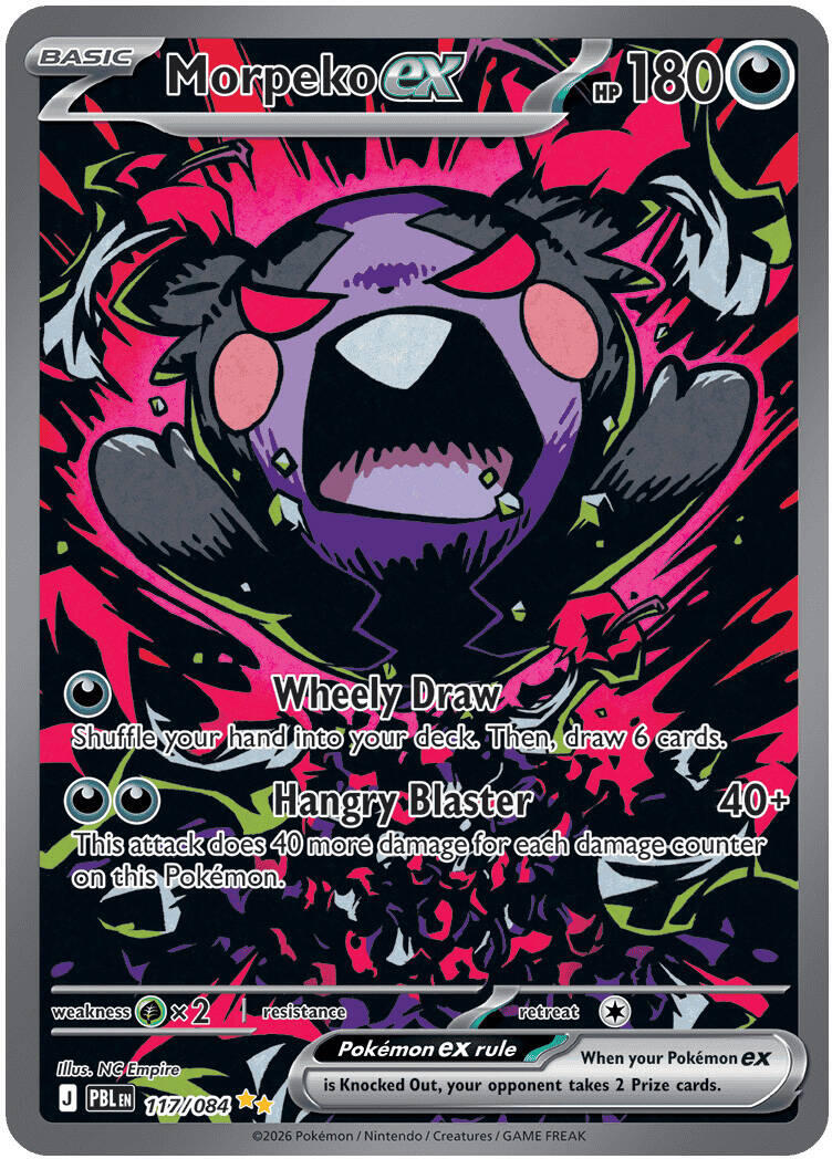 Morpeko ex (117/084) [Mega Evolution: Pitch Black] | Galactic Gamez