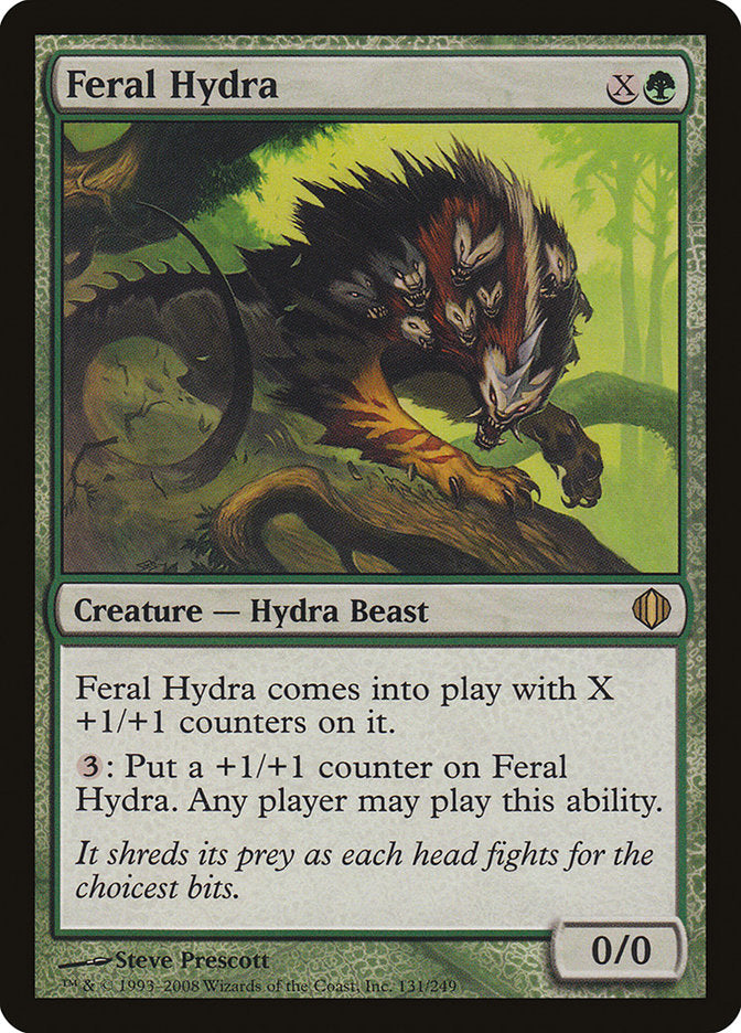 Feral Hydra (Oversized) [Oversize Cards] | Galactic Gamez