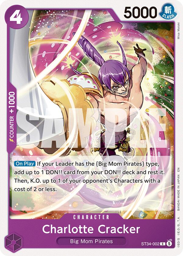 Charlotte Cracker [Starter Deck: PURPLE Charlotte Katakuri] | Galactic Gamez