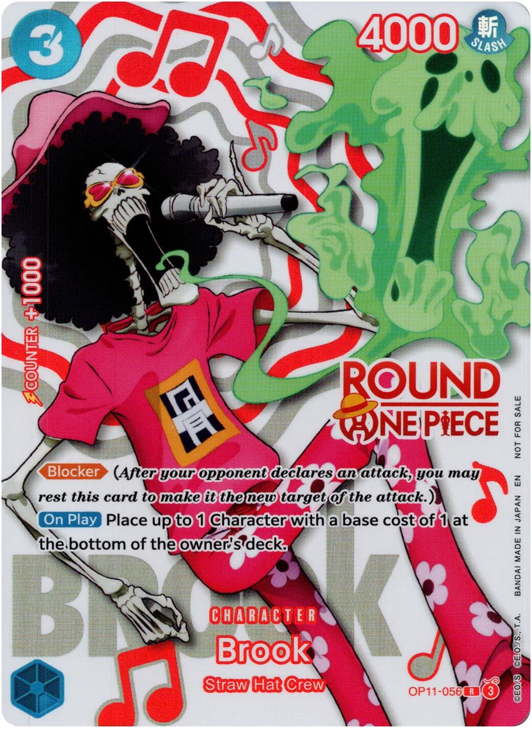 Brook (Round 1 Promo) [One Piece Promotion Cards] | Galactic Gamez