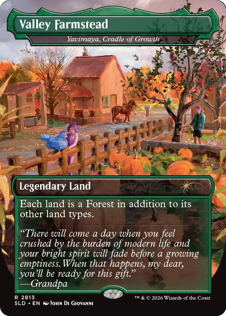 Valley Farmstead - Yavimaya, Cradle of Growth [Secret Lair Drop Series] | Galactic Gamez