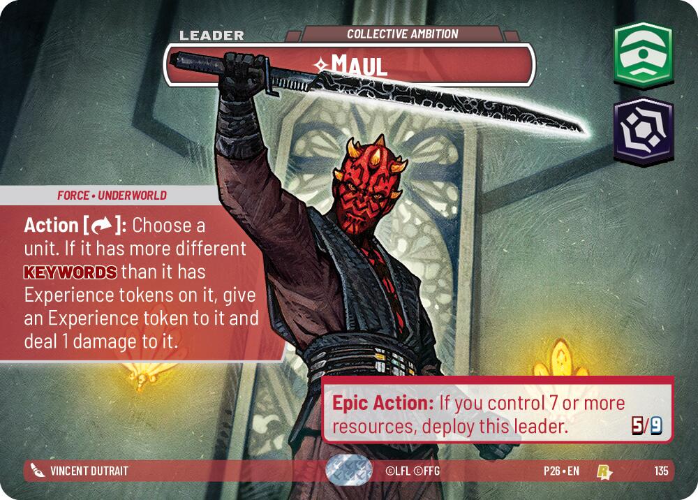 Maul - Collective Ambition (135) (Prize Wall) (135) [Galactic Championship 2026] | Galactic Gamez