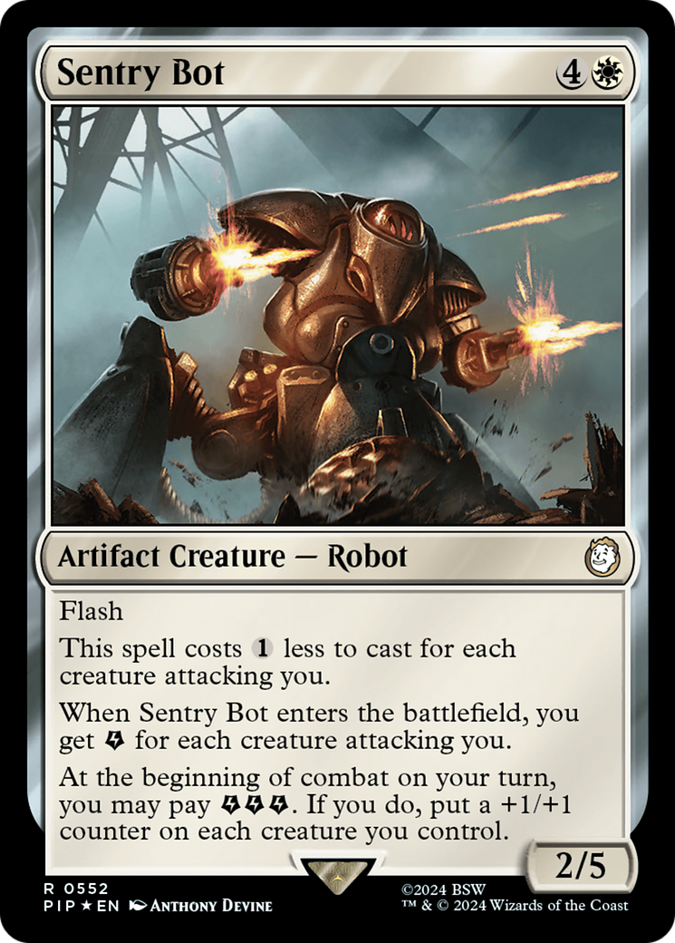 Sentry Bot (Surge Foil) [Fallout] | Galactic Gamez