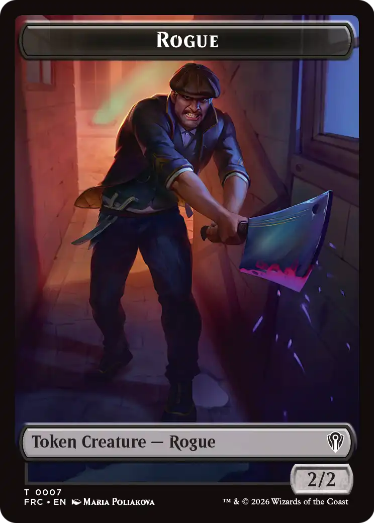 Insect // Rogue Double-Sided Token [Reality Fracture Commander Tokens] | Galactic Gamez