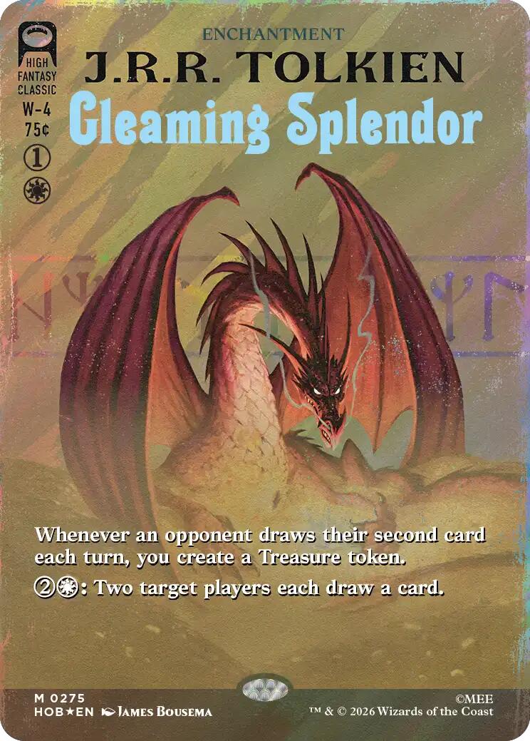 Gleaming Splendor (Borderless) (Surge Foil) [The Hobbit] | Galactic Gamez