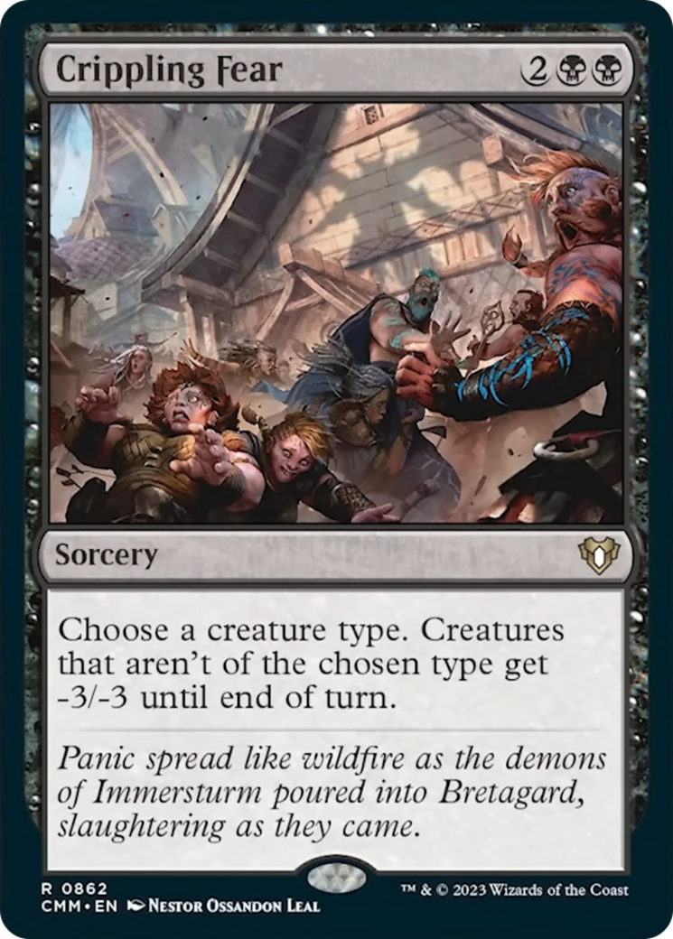 Crippling Fear [Commander Masters] | Galactic Gamez