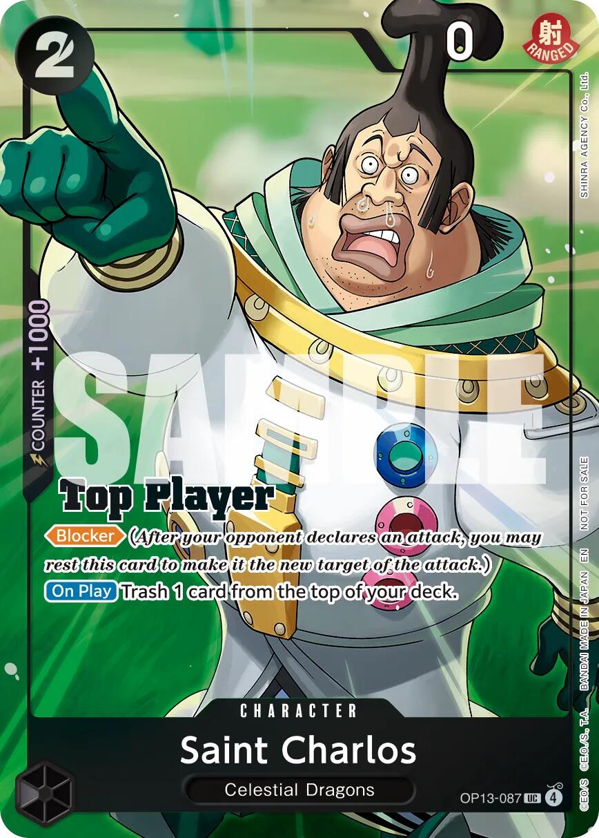 Saint Charlos (CS 26-27 Top Player Pack Vol. 1) [One Piece Promotion Cards] | Galactic Gamez