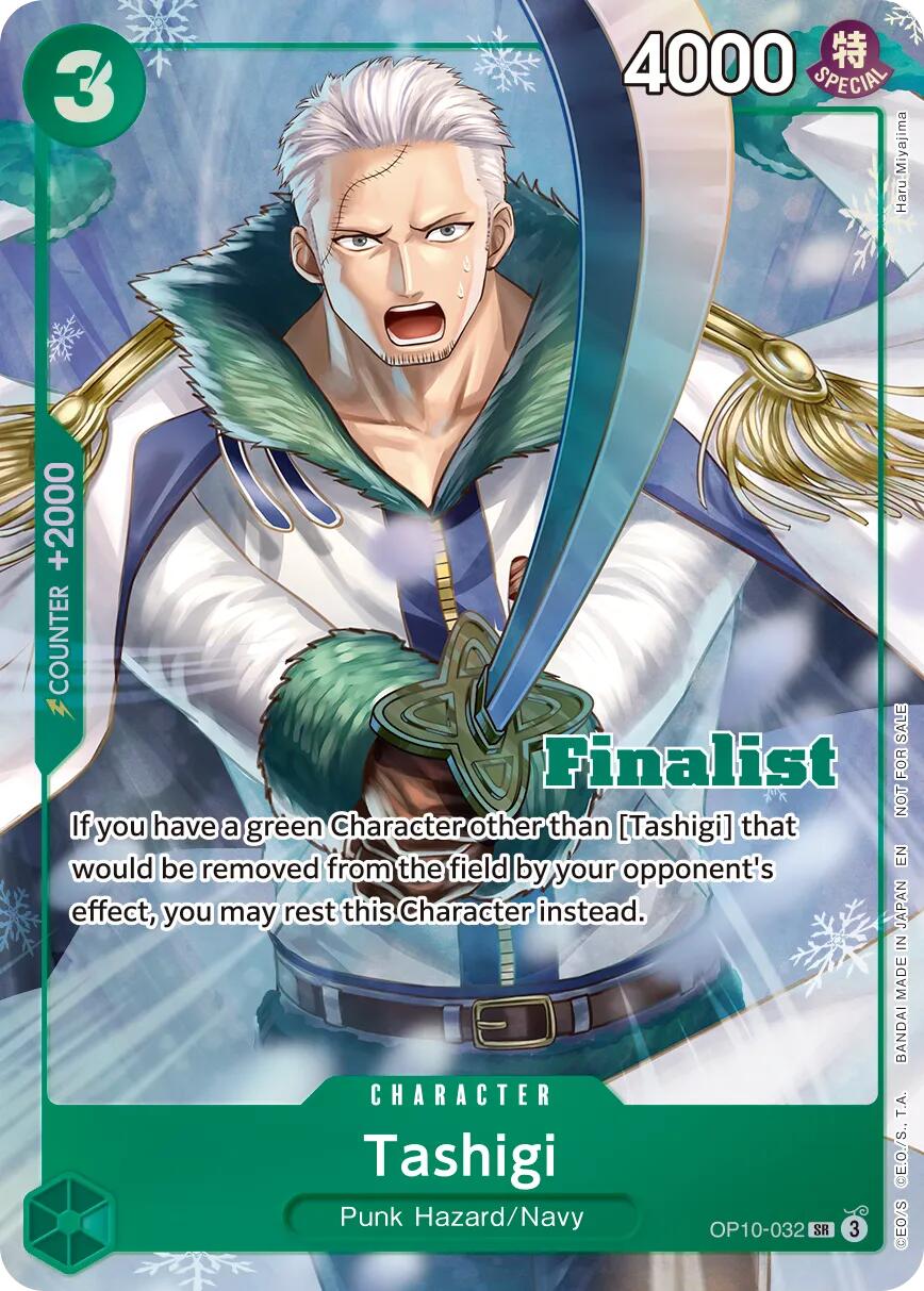 Tashigi (Finalist Card Set Vol.1) [One Piece Promotion Cards] | Galactic Gamez