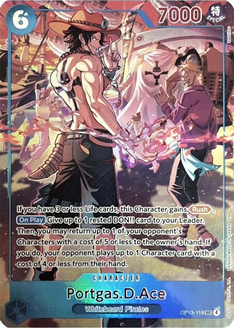 Portgas.D.Ace (English Version 3rd Anniversary Set) [One Piece Promotion Cards] | Galactic Gamez