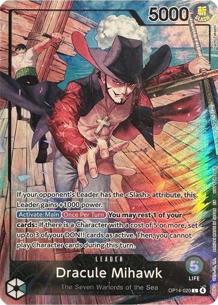 Dracule Mihawk (2026 PSA Magazine Promo) [One Piece Promotion Cards] | Galactic Gamez