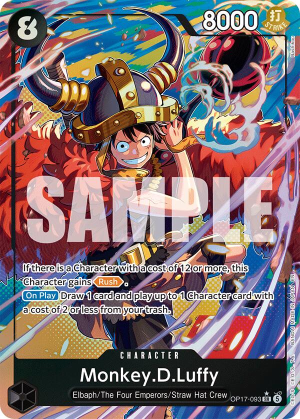 Monkey.D.Luffy (Alternate Art) [The World's Strongest Warriors] | Galactic Gamez