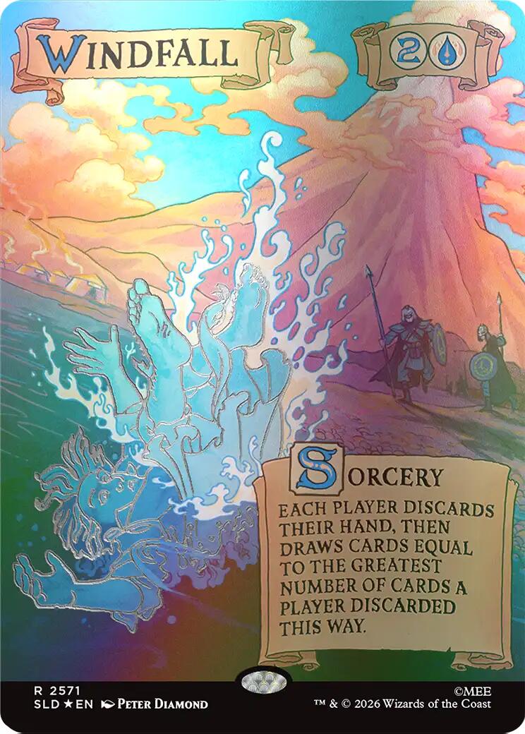 Windfall (2571) (Out Of Sight Foil) [Secret Lair Drop Series] | Galactic Gamez
