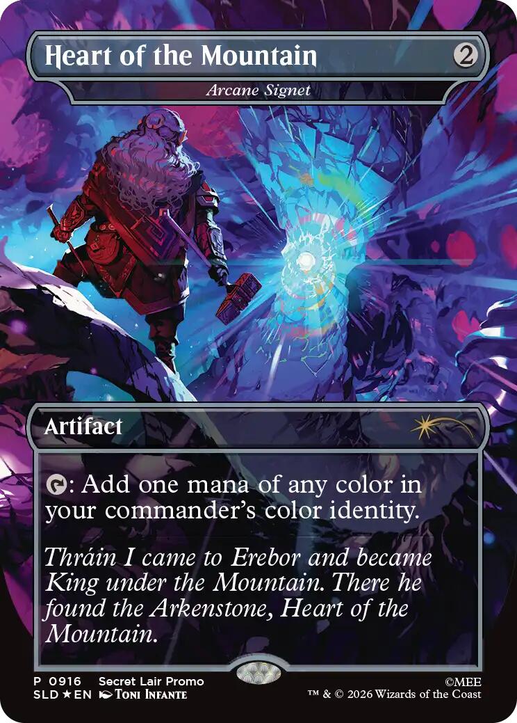 Heart of the Mountain - Arcane Signet [Secret Lair Drop Series] | Galactic Gamez