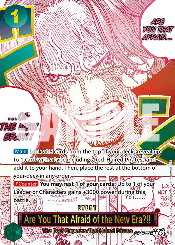 Are You That Afraid of the New Era?! (Alternate Art) [The World's Strongest Warriors] | Galactic Gamez