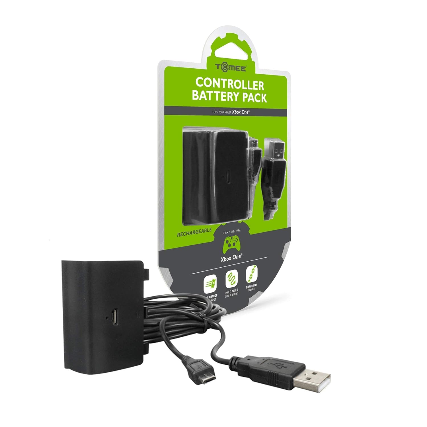 Xbox One Tomee Controller Battery Pack and Charge Cable | Galactic Gamez