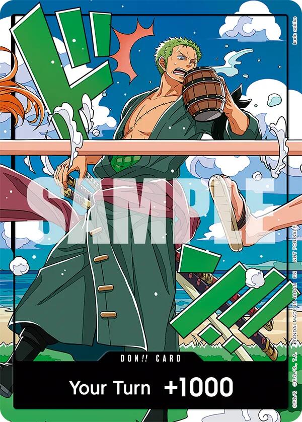 DON!! Card (World United) (Zoro) [One Piece Promotion Cards] | Galactic Gamez