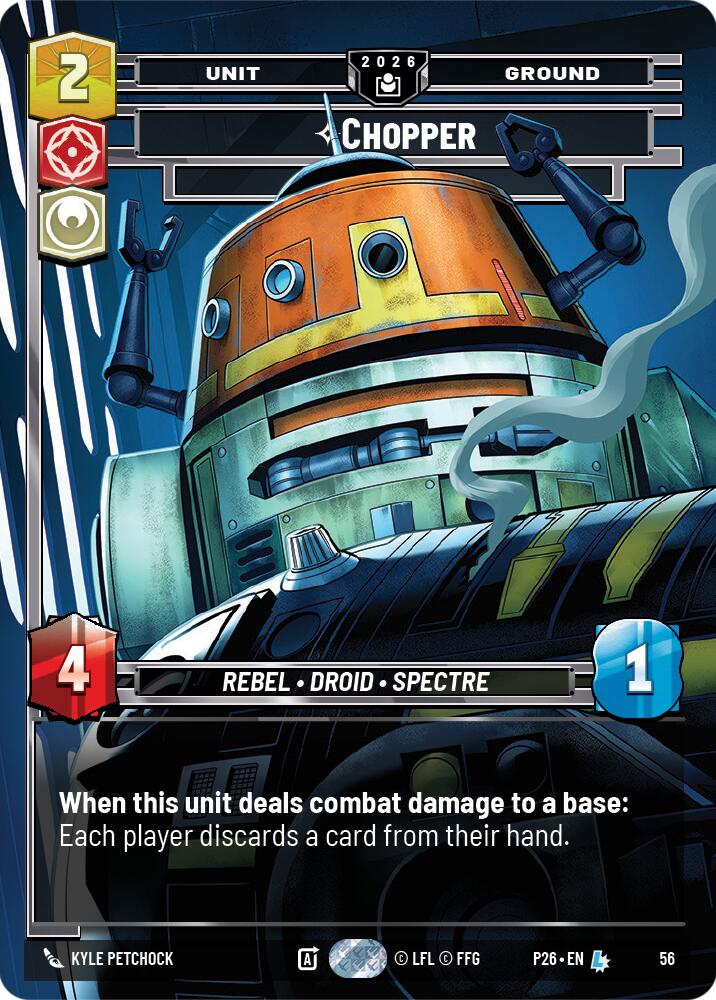 Chopper - War Hero (56) (56) [Sector and Regional Promos: Season 2] | Galactic Gamez