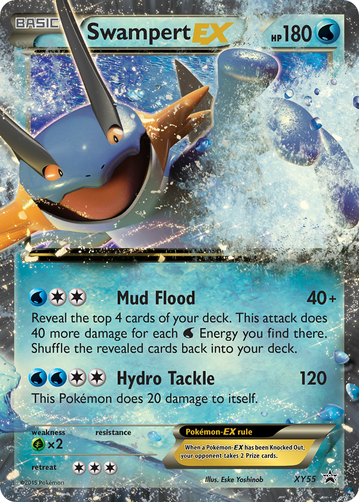 Swampert EX (XY55) [XY: Black Star Promos] | Galactic Gamez