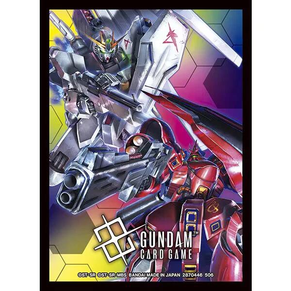 Gundam Card Game - Official Sleeves Set 2 - Nu Gundam / Sazabi | Galactic Gamez