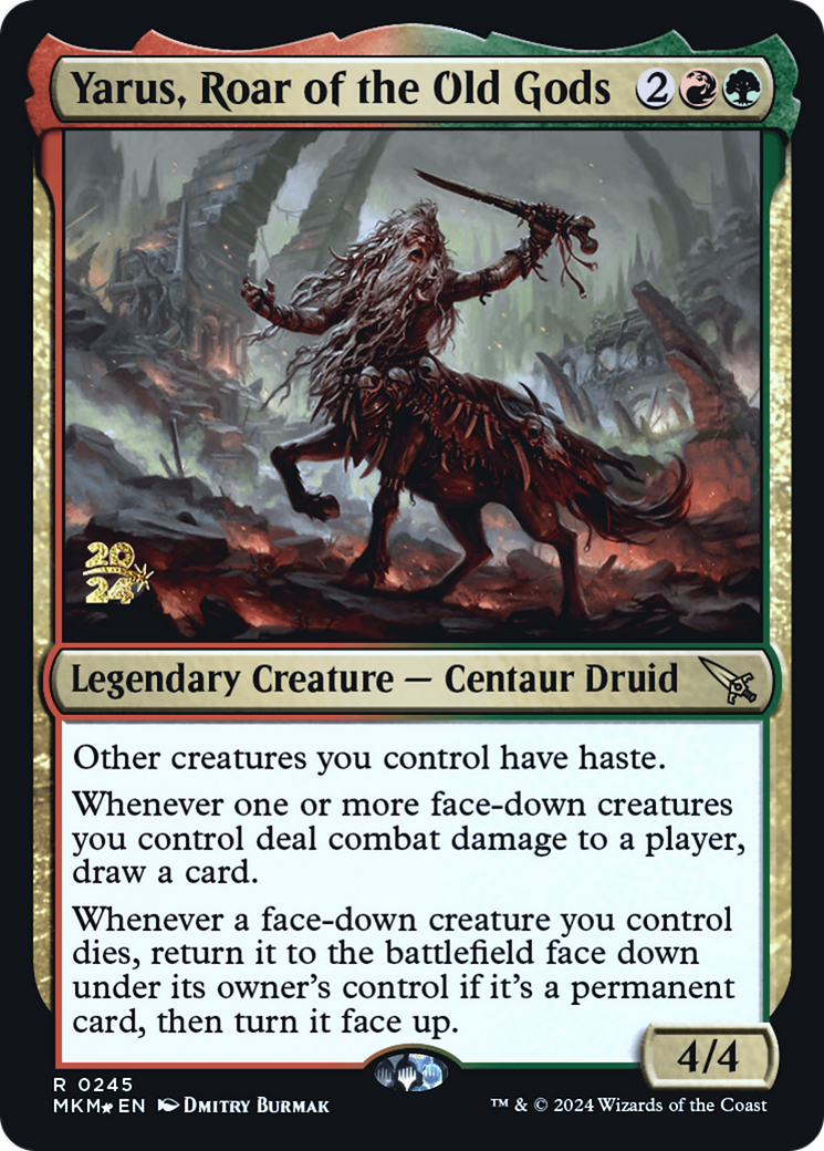 Yarus, Roar of the Old Gods [Murders at Karlov Manor Prerelease Promos] | Galactic Gamez