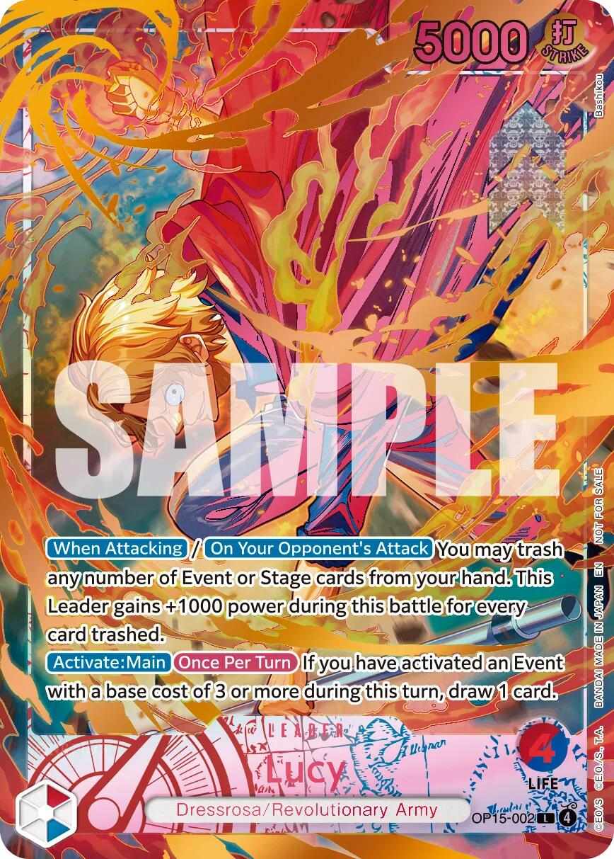 Lucy (Flame-Flame Fruit Coliseum) [One Piece Promotion Cards] | Galactic Gamez
