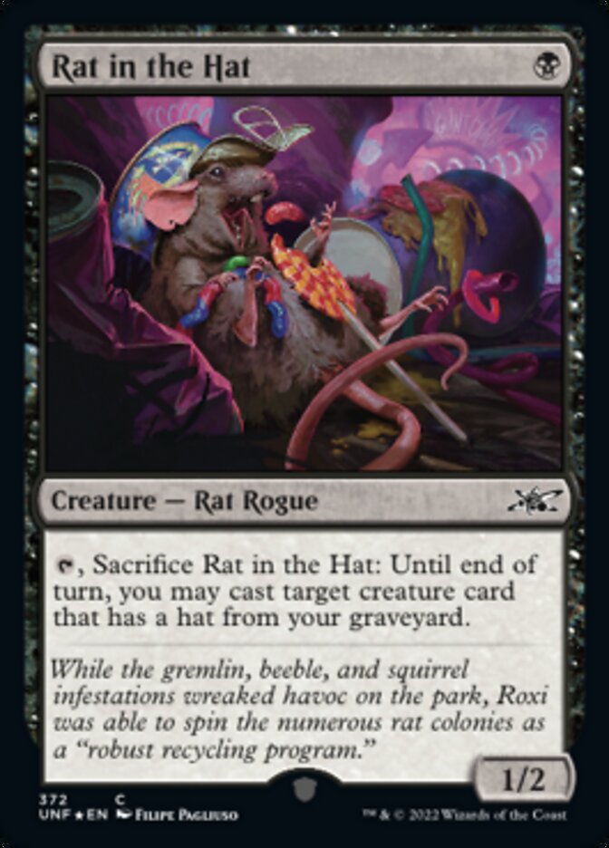 Rat in the Hat (Galaxy Foil) [Unfinity] | Galactic Gamez