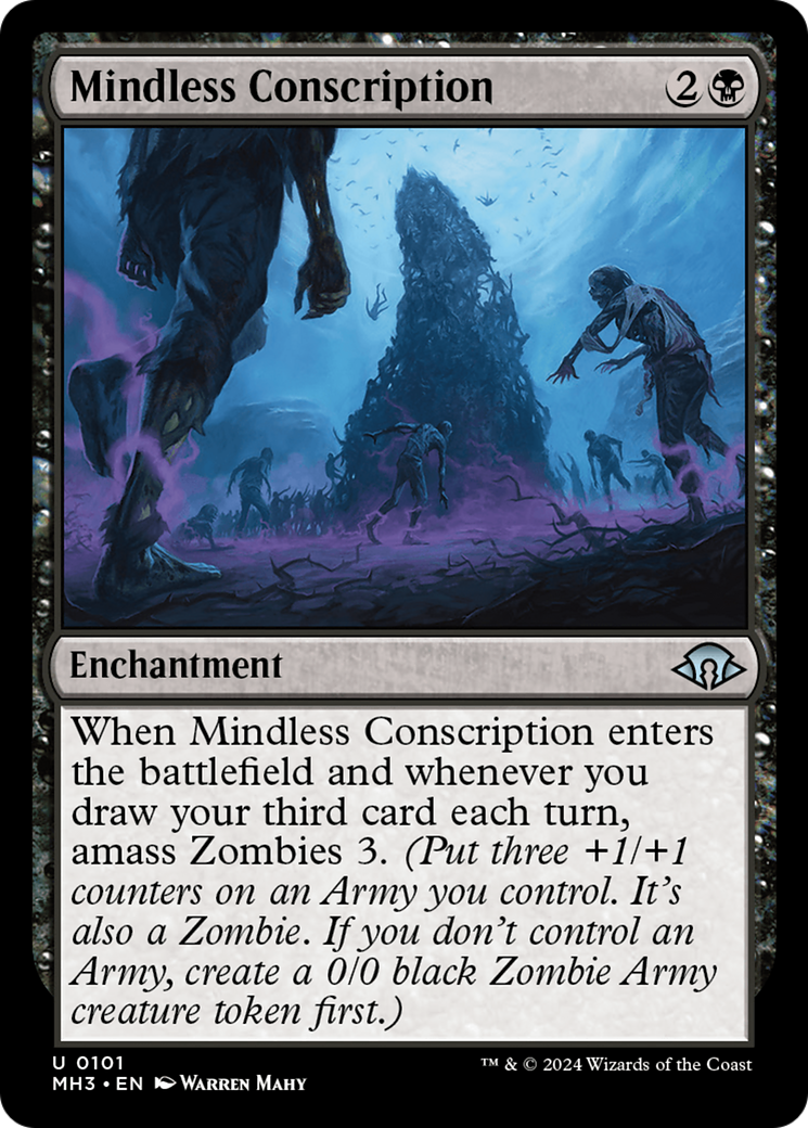 Mindless Conscription [Modern Horizons 3] | Galactic Gamez