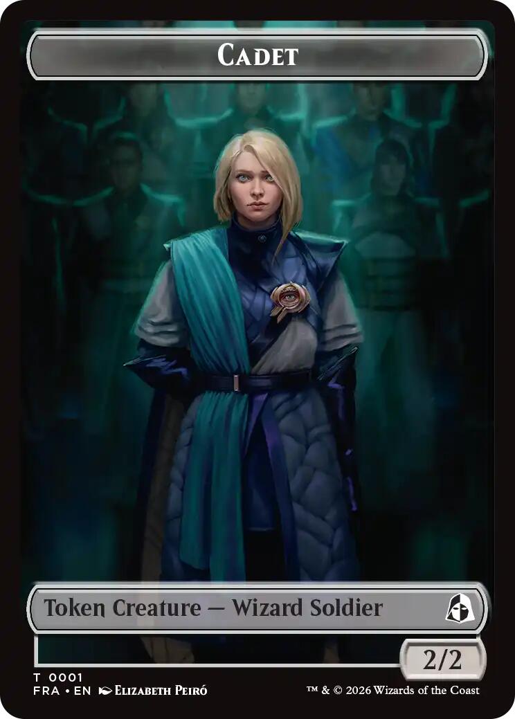 Cadet // Beast Double-Sided Token [Reality Fracture Tokens] | Galactic Gamez