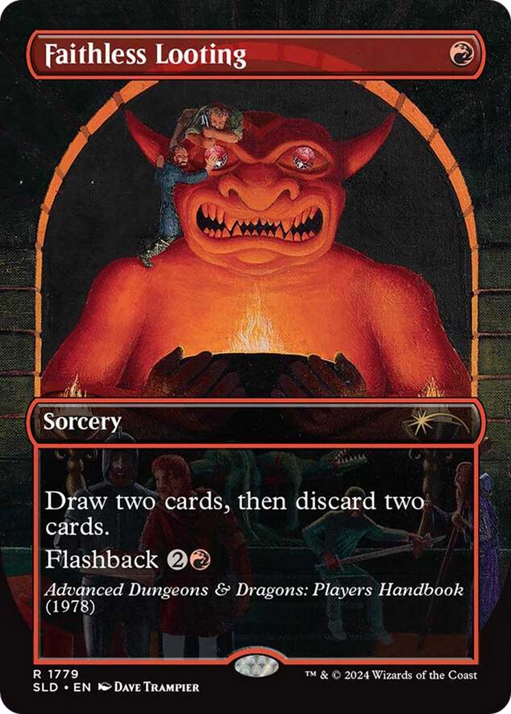 Faithless Looting (Rainbow Foil) [Secret Lair Drop Series] | Galactic Gamez