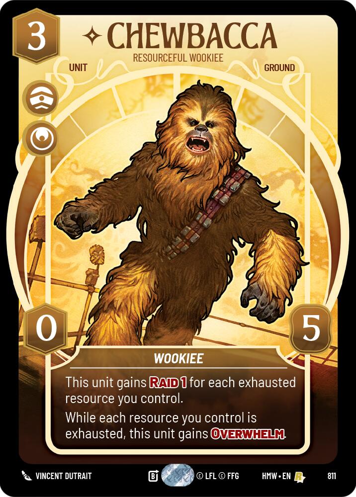 Chewbacca - Resourceful Wookiee (811) (Prestige) (811) [Homeworlds] | Galactic Gamez
