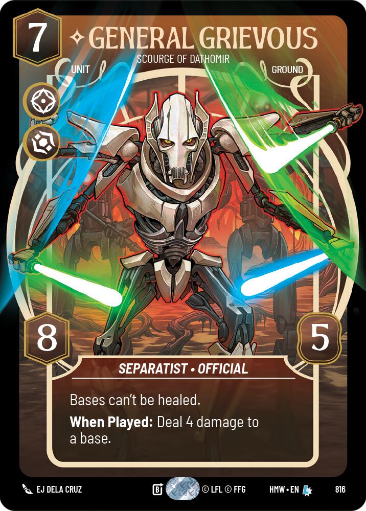 General Grievous - Scourge of Dathomir (816) (Prestige) (816) [Homeworlds] | Galactic Gamez