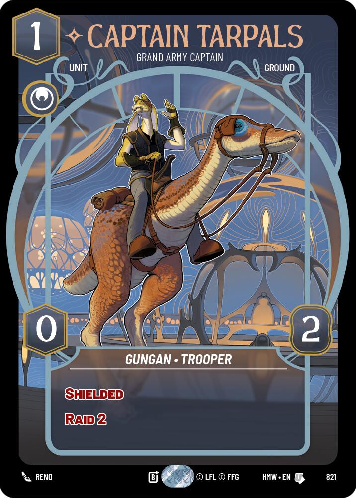 Captain Tarpals - Grand Army Captain (821) (Prestige) (821) [Homeworlds] | Galactic Gamez