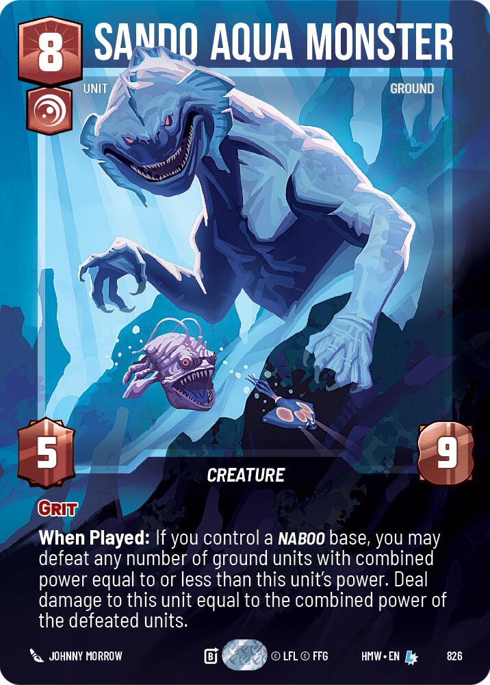 Sando Aqua Monster (826) (Prestige) (826) [Homeworlds] | Galactic Gamez
