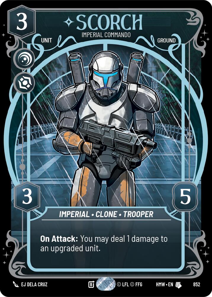 Scorch - Imperial Commando (852) (Prestige Foil) (852) [Homeworlds] | Galactic Gamez