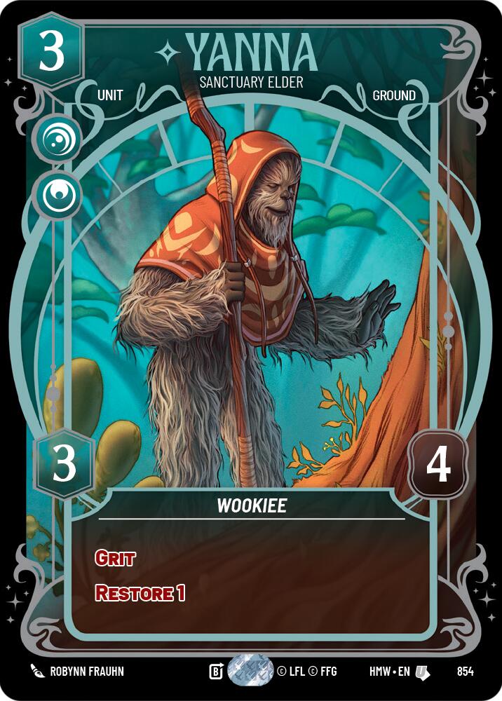 Yanna - Sanctuary Elder (854) (Prestige Foil) (854) [Homeworlds] | Galactic Gamez