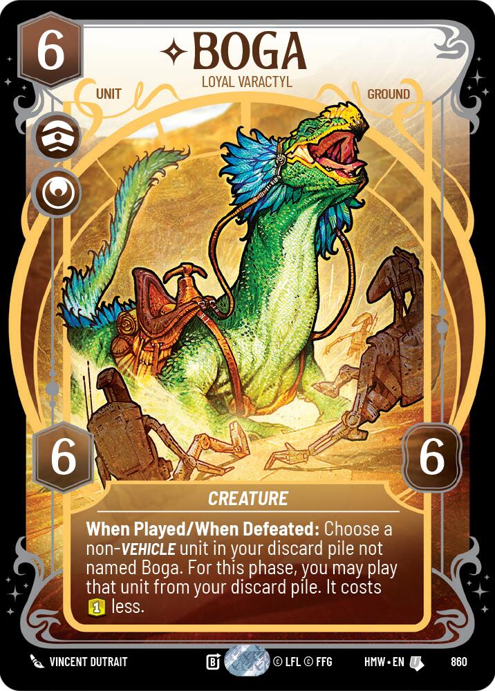Boga - Loyal Varactyl (860) (Prestige Foil) (860) [Homeworlds] | Galactic Gamez