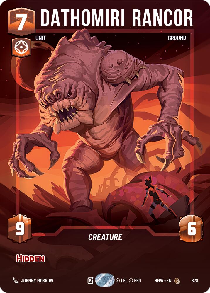 Dathomiri Rancor (878) (Prestige Foil) (878) [Homeworlds] | Galactic Gamez