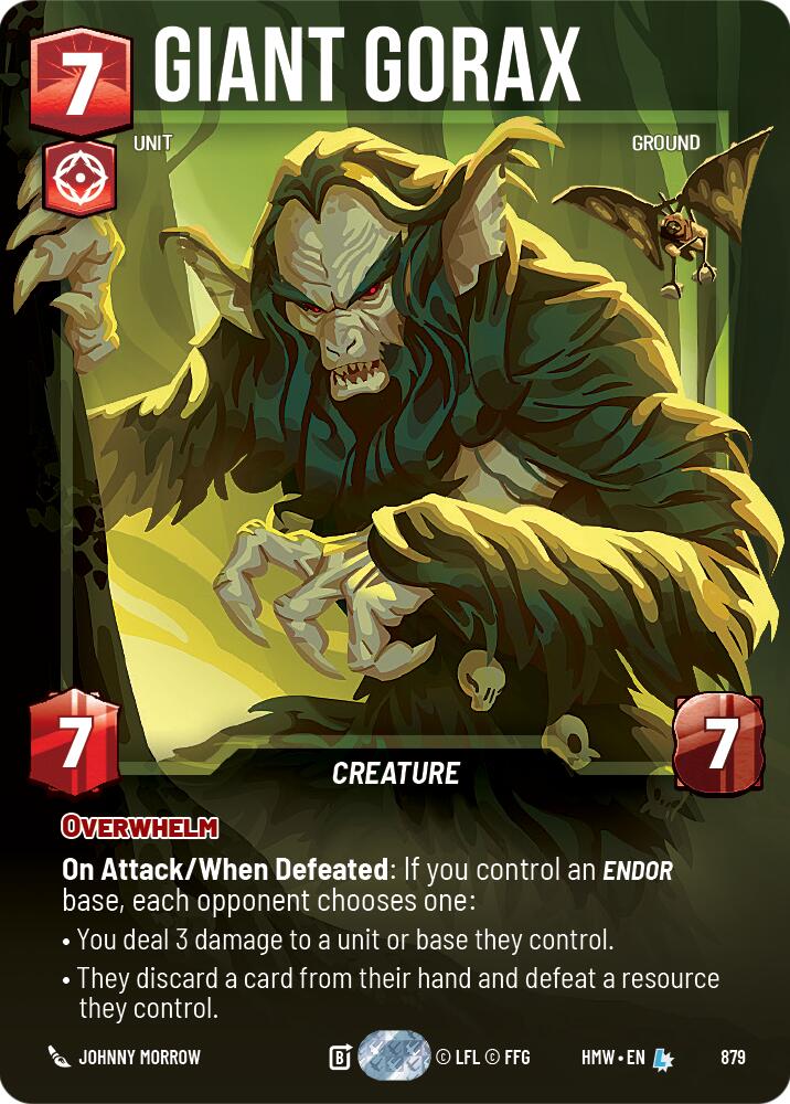 Giant Gorax (879) (Prestige Foil) (879) [Homeworlds] | Galactic Gamez