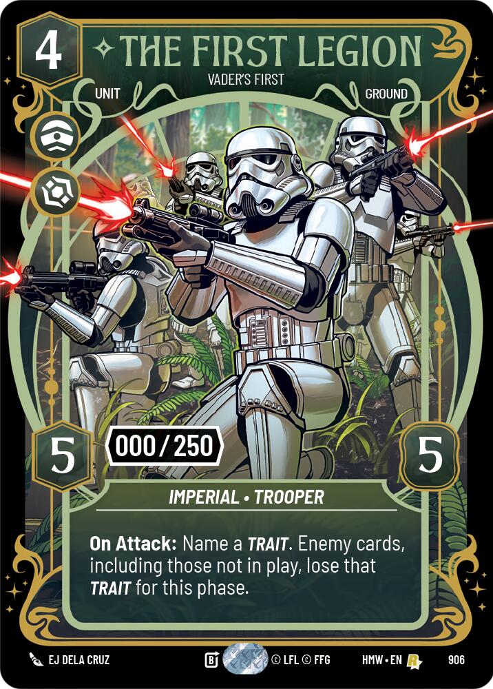 The First Legion - Vader's Fist (906) (Serialized) (906) [Homeworlds] | Galactic Gamez