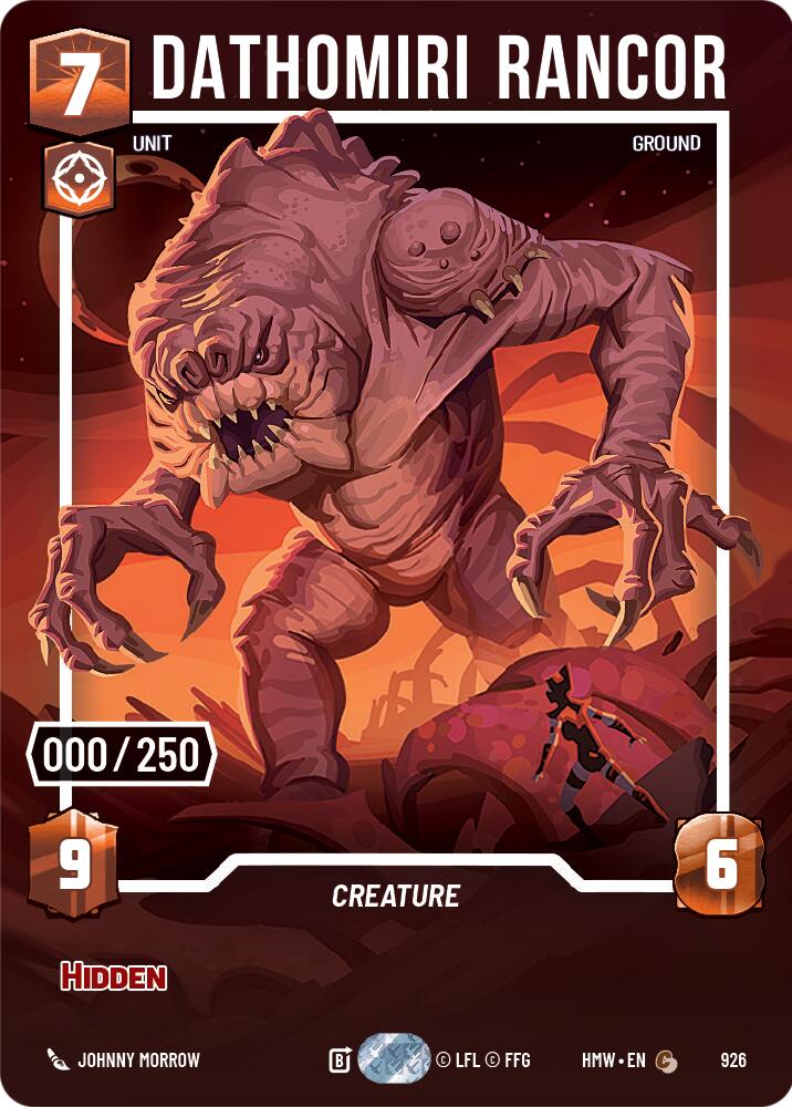 Dathomiri Rancor (926) (Serialized) (926) [Homeworlds] | Galactic Gamez