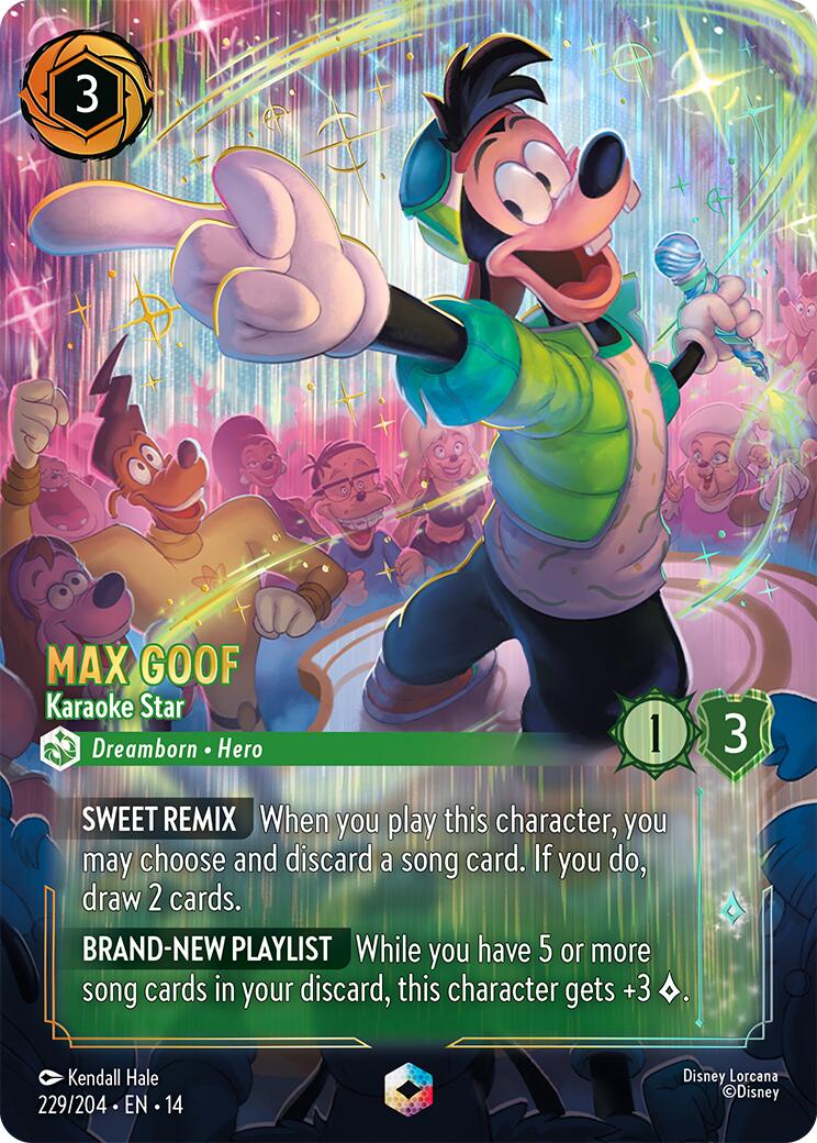 Max Goof - Karaoke Star (Enchanted) (229/204) [Hyperia City] | Galactic Gamez